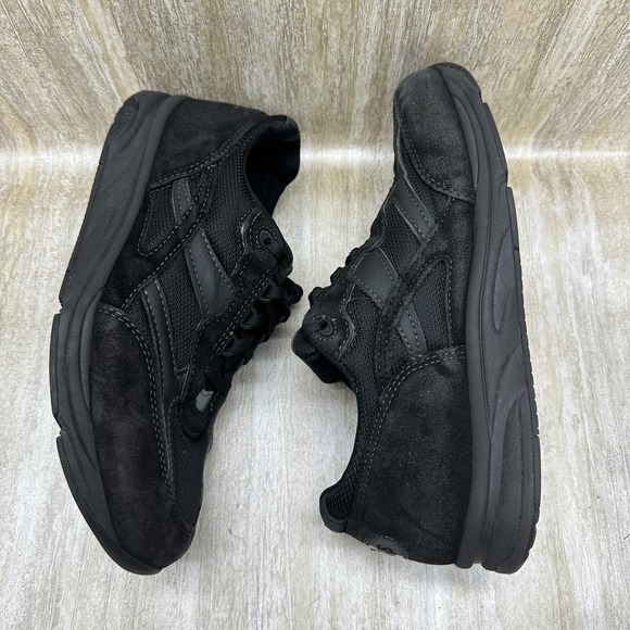 SAS Journey Suede Mesh Shoes Men 10.5 WIDE Black Lace Up Sneakers Tripad Comfort main image 8